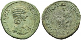Julia Domna, wife of Septimius Severus and mother of Caracalla and Geta, Sestertius, Rome, AD 211