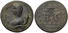 Julia Domna, wife of Septimius Severus and mother of Caracalla and Geta, Bimetallic Medallion, Rome, c. AD 211-217