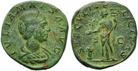 Julia Maesa, grandmother of Elagabalus and Severus Alexander, Sestertius, Rome, AD 218-222