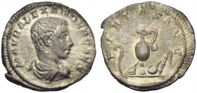 Severus Alexander, as Caesar, Denarius, Rome, July AD 221