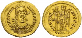 Ostrogoths, Athalaric (526-534), Solidus in the name of Justinian I, Rome, AD 526-527