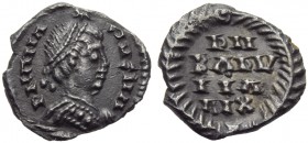Ostrogoths, Baduila (541-552), Half Siliqua in the name of Anastasius I, Ticinum, AD 549-552