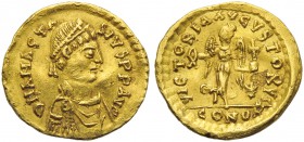 Anastasius I (491-518), Tremissis, Constantinople, AD 492-518