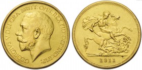 Great Britain, George V (1910-1936), 5 Pounds, London, 1911