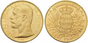 Monaco (Principality), Albert I (1889-1922), 100 Francs, Paris, 1895