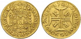 Portugal, João V (1706-1750), 4000 Reis, 1721
