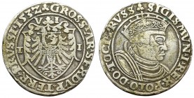 Sigismund I the Old, 6 grossus 1532, Thorn - Majnert forgery