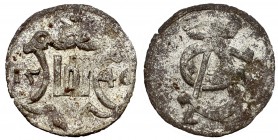 Sigismund II Augustus, 1/2 penny 1546, Vilnius R/R8