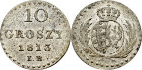 Grand Duchy of Warsaw, 10 groschen 1813