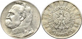II Republic of Poland, 5 zloty 1934 Pilsudski