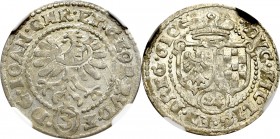 Schlesien, Duchy of Brieg, John Christian and Georg Rudolf, 3 kreuzer 1610, Reichenstein - NGC MS64 R1