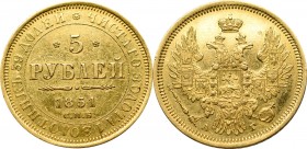 Russia, Nicholas I, 5 rouble 1851 AГ