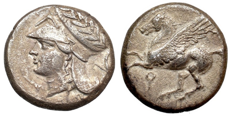 Greece, Akarnania, Stater Thyrreion (350-250 BC) Obiegowy egzemplarz charakterys...