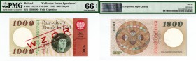 PRL, 1000 złotych 1965 S, WZÓR - PMG 66EPQ