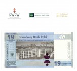 PWPW, 19 złotych Paderewski 2019 z broszurą emisyjną