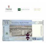 PWPW, 19 złotych Paderewski 2019 z broszurą emisyjną