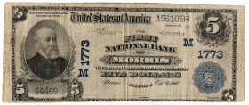 USA, 5 dollars 1902