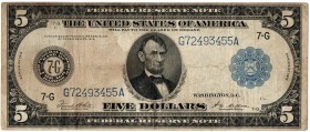 USA 5 dollars 1914