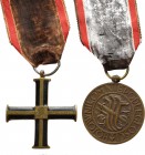 II Republic of Poland, Lot of the Independence cross and medal