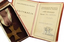 PRL, Krzyż Walecznych 1944 z nadaniem dla Czecha