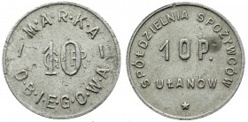 II Republic of Poland, 10 groschen, 10th Ulanen Regiment, Bialystok R7a