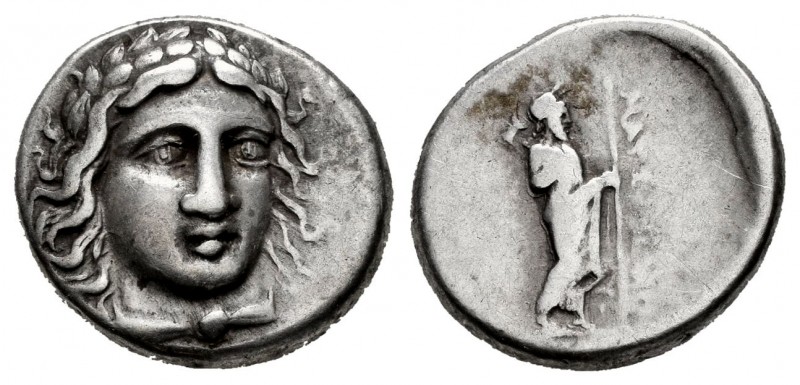 Sátrapas de Caria. Halikarnassos. Drachm. 377/6-353/2 BC. Maussolos. (Sng von Au...