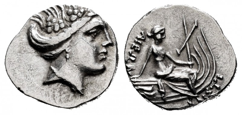 Euboia. Histiaia. Tetrobol. 197-146 BC. (Gc-2496). (Bmc-47). Rev.: ΙΣΤΙ-ΑΙΕΩΝ. A...