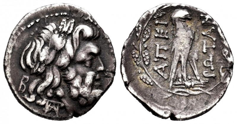 Epirote Republic. Epeiros. Drachm. 234-168 BC. (Franke-Group II). Anv.: Laureate...