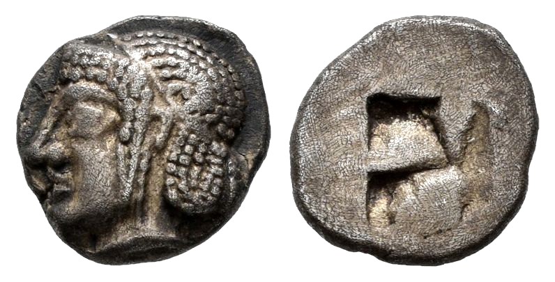 Galia. Massalia. Obol. 470-460 BC. (Auriol-Annexe 2, 9). (Maurel-107). Anv.: Arc...
