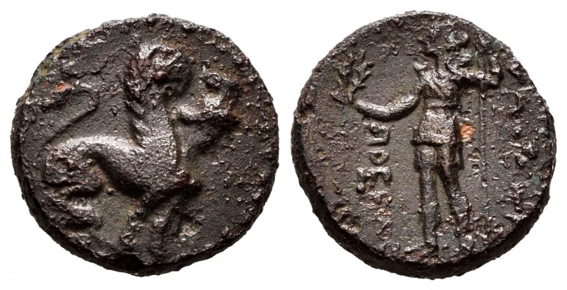 Pamphylia. Perge. AE 14. 260-230 BC. (Sng France-369-371). Ae. 2,74 g. Choice VF...