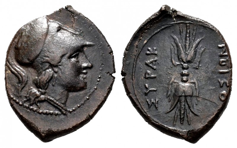 Sicily. Syracuse. AE 17. 308-307 BC. Agathokles. (Sng Ans-751). (CNS-119). Anv.:...