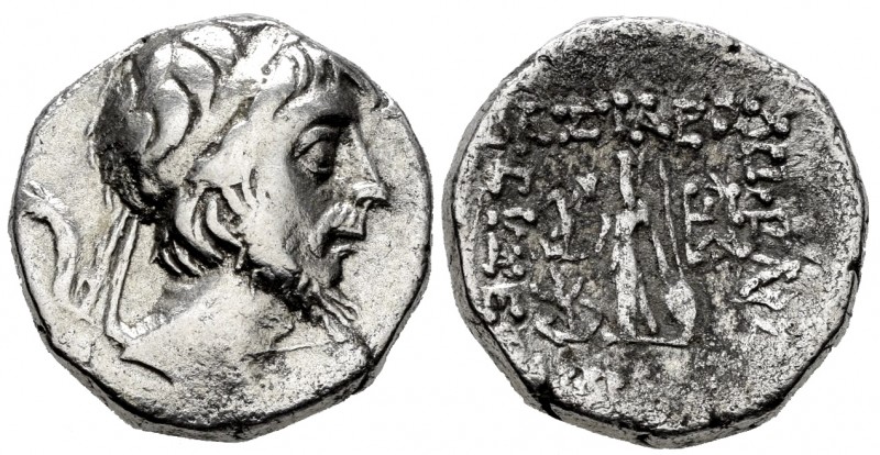 Cappadocian Kingdom. Ariobarzanes III. Drachm. Año 9 = 44/43 BC. (Sng Cop-162). ...