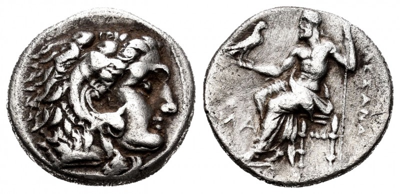 Kingdom of Macedon. Alexander III, "The Great". Drachm. 323-280 BC. Uncertain mi...