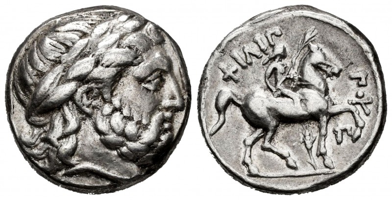 Kingdom of Macedon. Philip II. Tetradrachm. 359-336 BC. Pella. (CNG. III, 862). ...