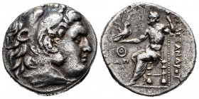 Thrace. Alexander III, "The Great". Tetradrachm. 280-225 BC. Odessos. (Price-1141). (Topalov, Odessos-11). Anv.: Head of Herakles right, wearing lion ...