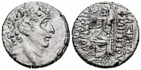 Seleukid Kingdom. Philip I Philadelphos. Tetradrachm. 95-75 BC. Antioch on the Orontes. Posthumous issue. (SC-Type 2488). (Hgc-9, 1323). Anv.: Diademe...