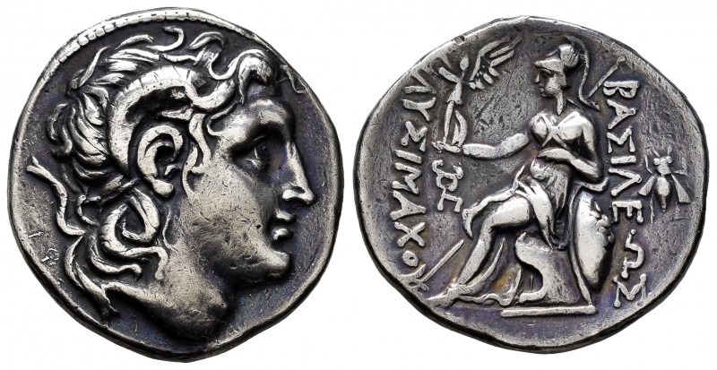 Thrace. Lysimachos. Tetradrachm. 323-281 BC. (Müller-112). (Hgc-3.2). (Thompson-...