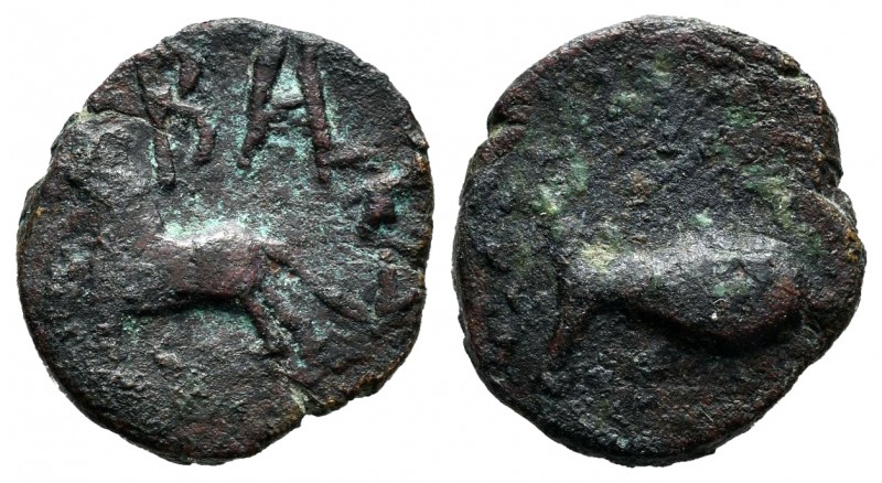 Balsa. Sextans. 50 BC. Tavira (Portugal). (Gomes-16.01). (Abh-197). Anv.: Horse ...