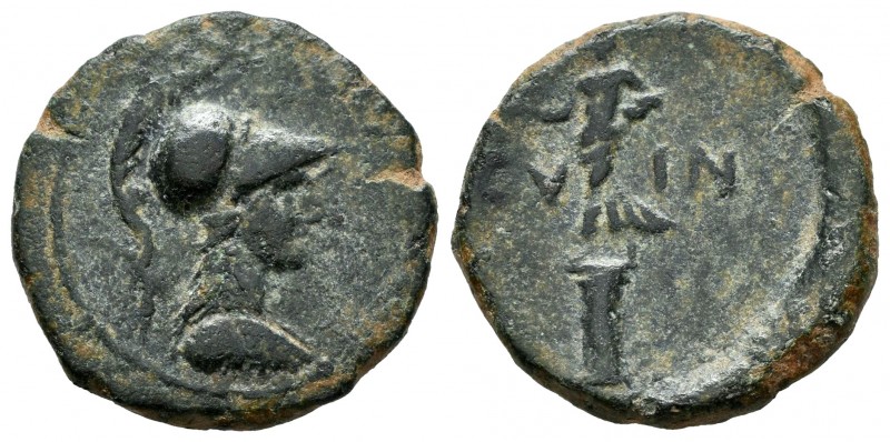 Carthage Nova. Half unit. 50-30 BC. Cartagena (Murcia). (Abh-571). (Acip-2531). ...