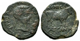 Cascantum. Time of Tiberius. Half unit. 14-36 BC. Cascante (Navarra). (Abh-693). (Acip-3158). Ae. 5,82 g. VF. Est...150,00. 


SPANISH DESCRIPTION:...