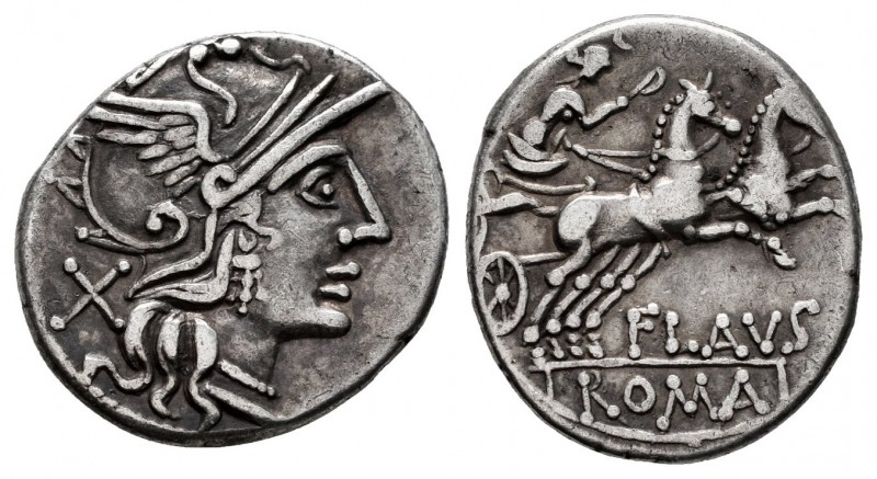 Decimius. Decimius Flavus. Denarius. 150 BC. Rome. (Ffc-673). (Craw-207/1). (Cal...