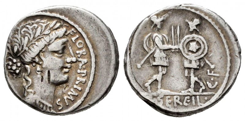 Servilius. C. Serveilius C.f. Denarius. 57 BC. Rome. (Ffc-1123). (Craw-423/1). A...