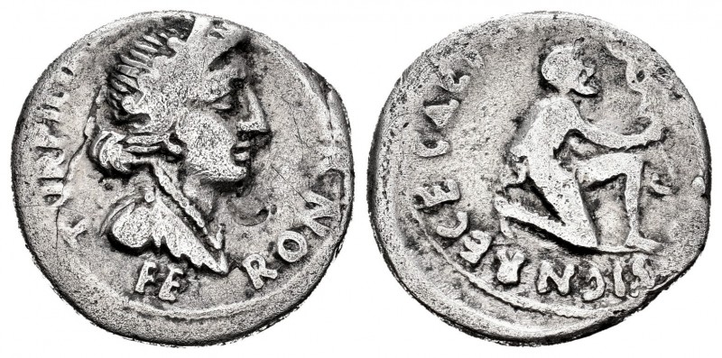 Augustus. P. Petronius Turpilianus. Denarius. 19 BC. Rome. (Ffc-304). (Ric-288)....