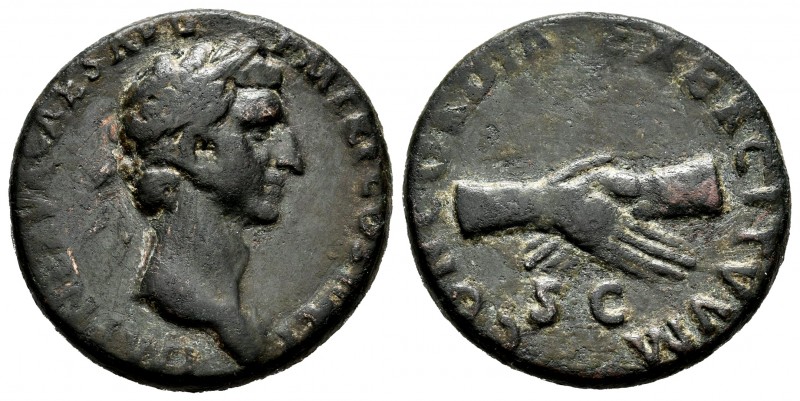 Nerva. Unit. 97 AD. Rome. (Ric-II 79). (Bmcre-128). Anv.: IMP NERVA CAES AVG P M...