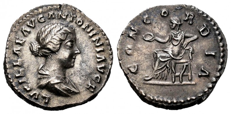 Lucilla. Denarius. 161-163 AD. Rome. (Ric-757). (Bmcre-305). (Rsc-6). Anv.: LVCI...