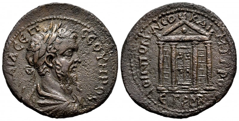 Septimius Severus. AE 30. 205-206 AD. Pontos. Neocaesarea. (Gc-2157). (Sng Paris...