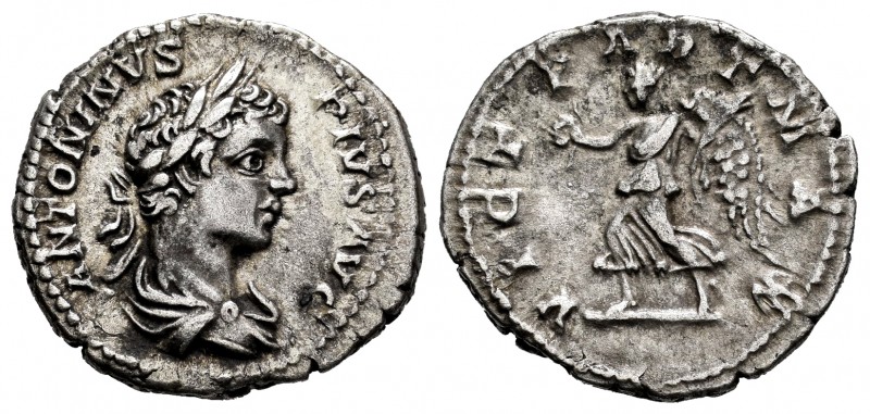 Caracalla. Denarius. 204 AD. Rome. (Spink-6895). (Ric-144b). (Seaby-658). Rev.: ...