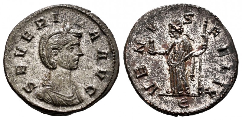 Severina. Denarius. 275 AD. Rome. (Ric-6). Anv.: SEVERINA AVG, diademed and drap...