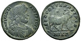 Julian II. Double maiorina. 363-364 AD. Nicomedia. (Spink-19159). (Ch-38). Ae. 8,46 g. Almost VF/VF. Est...70,00. 


SPANISH DESCRIPTION: Juliano I...