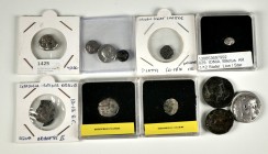 Lot of 12 coins, Ancient Greek (11) and Unit of Castulo (1). All silver except for three bronze coins. TO EXAMINE. F/VF. Est...200,00. 


SPANISH D...